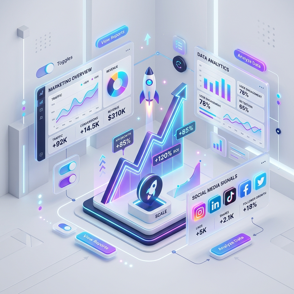 Best Tech Solution performance growth dashboards